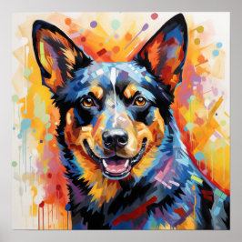 Australischer Cattledog Poster