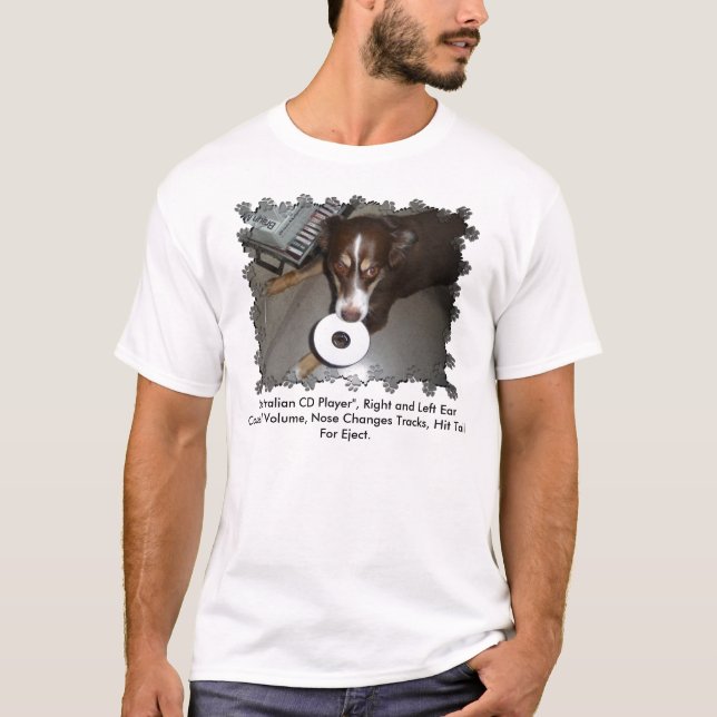 Australischer CD-Player T-Shirt (Vorderseite)