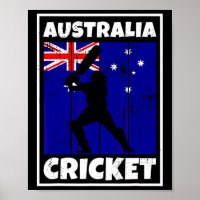 Australischer Cricket-Fan Flagge Australiens Crick