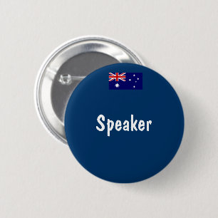 Australischer-Flagge-Sprecher-Button Button