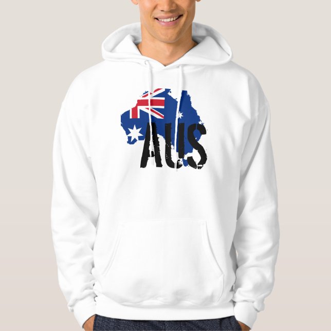 Australischer FlaggeHoodie Hoodie (Vorderseite)