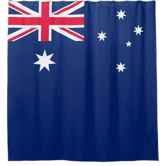 Australischer Flaggenduschvorhang Duschvorhang (Vorderseite)