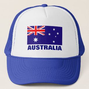 Australischer Flaggenhut Australien Tagesentwurf Truckerkappe
