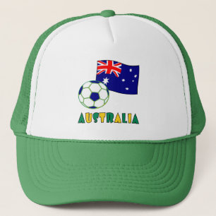 Australischer Fußball und Flagge Truckerkappe