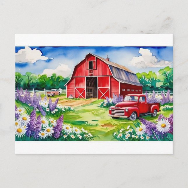 Australischer Garten Postkarte (Vorderseite)