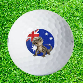 Australischer Goanna Golfball