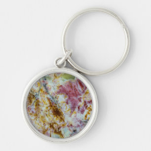 Australischer Grüner Opalit-Slab Schlüsselanhänger