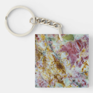 Australischer Grüner Opalit-Slab Schlüsselanhänger