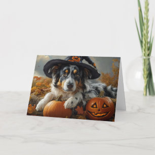 Australischer Hexen-Halloween Karte