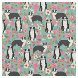 Australischer Hirte Vintage Blumenflorchen Stoff