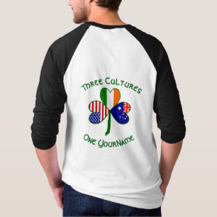 Australischer Irischer Amerikanischer Shamrock-Fla T-Shirt