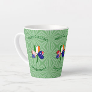 Australischer Irischer Amerikanischer Shamrock Per Milchtasse