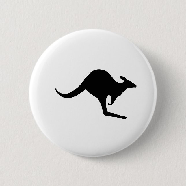 Australischer Känguru Button (Vorderseite)