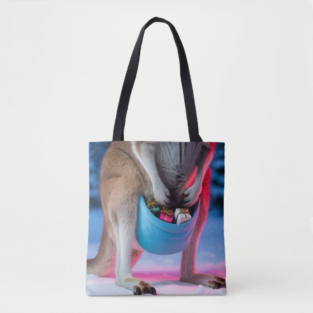 Australischer Känguru-Taschen-Weihnachtsgeschenke (Vorderseite)