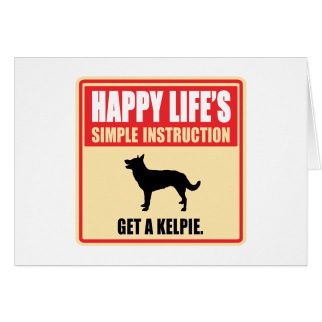 Australischer Kelpie (Vorderseite (Horizontal))