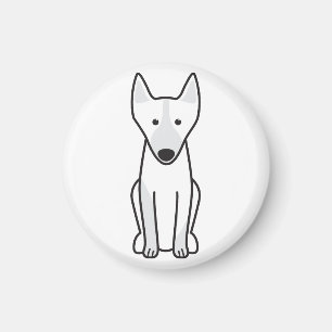 Australischer Kelpie Dog Cartoon Magnet