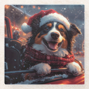 Australischer Kelpie Dog Roller Untersetzer Weihna