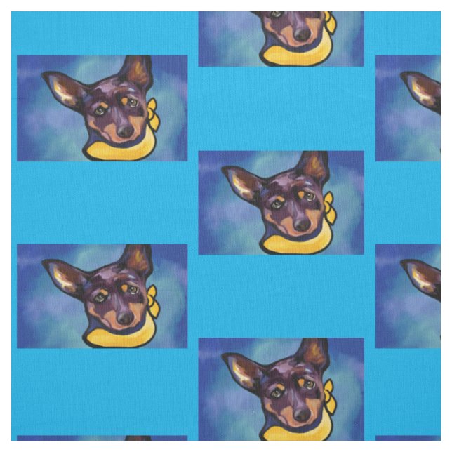 AUSTRALISCHER KELPIE STOFF (Muster)