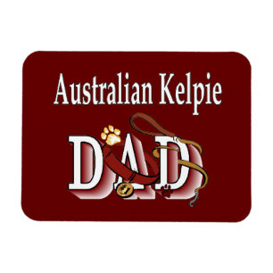 Australischer Kelpie-Vater Magnet
