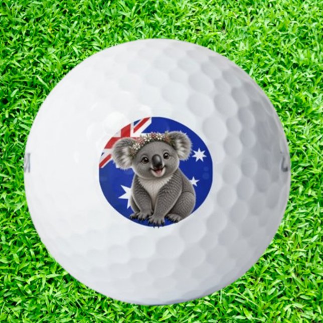 Australischer Koala Golfball (Swing happy with Aussie Koala Golf!)