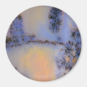 Australischer Moos-Achat-Opus 2 Magnet