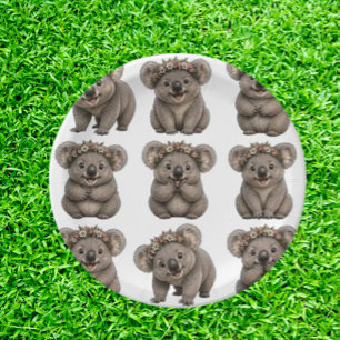 Australischer Outback Australische Koalas Pappteller
