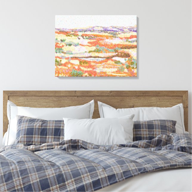 Australischer Outback Impressionistische Landschaf Leinwanddruck (Insitu (Schlafzimmer))