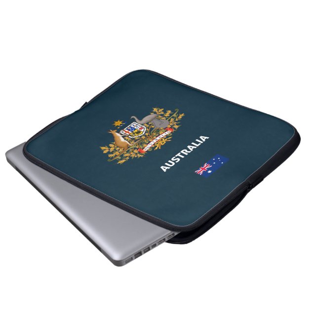 Australischer Pass Laptopschutzhülle (Vorne Knopf)