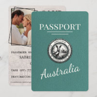 Australischer Pass Save the Date