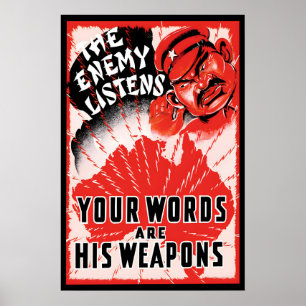 Australischer Propagandaposter aus dem Zweiten Wel Poster