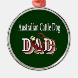 Australischer Rinder-Hund-Vater Ornament Aus Metall