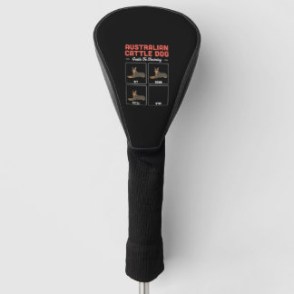 Australischer Rinder-Hundeführer zur Ausbildung Golf Headcover