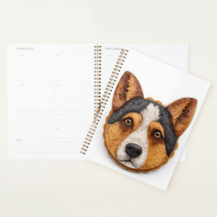 Australischer Rinderhund 3D Inspiriert Planer