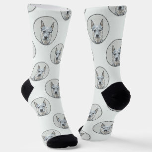 Australischer Rinderhund Blue Heeler Original Hund Socken