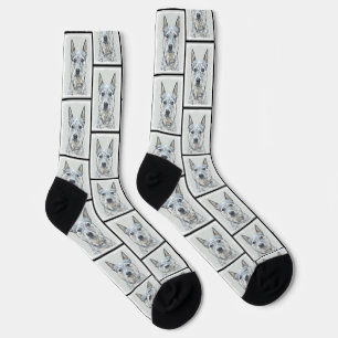 Australischer Rinderhund Blue Heeler Original Hund Socken
