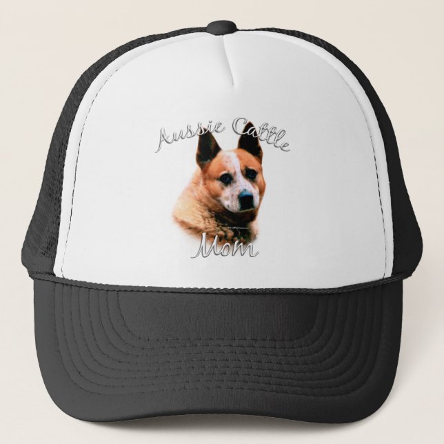 Australischer Rinderhund Mama 2 Truckerkappe (Vorderseite)