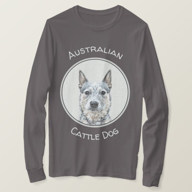 Australischer Rinderhund - Niedliche Original Dog  T-Shirt (Design vorne)