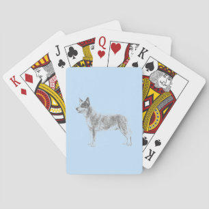 Australischer Rinderhund Spielkarten