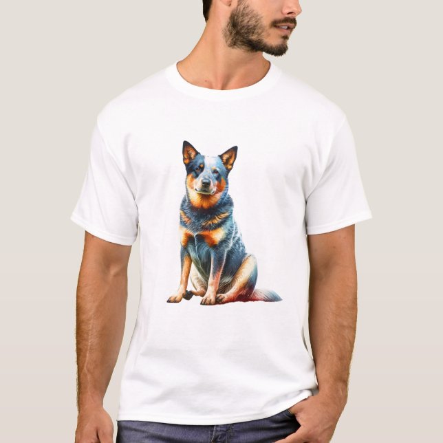Australischer Rinderhund T-Shirt (Vorderseite)