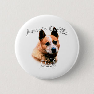 Australischer Rinderhund Vater 2 Button