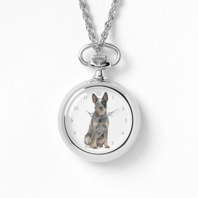 Australischer Rinderhund Watch Armbanduhr (Vorderseite)