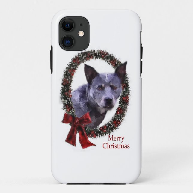 Australischer Rinderhund Weihnachten Case-Mate iPhone Hülle (Rückseite)