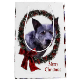 Australischer Rinderhund Weihnachten Mittlere Geschenktüte