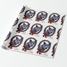 Australischer Rinderhund Weihnachtsfeiertag Geschenkpapier