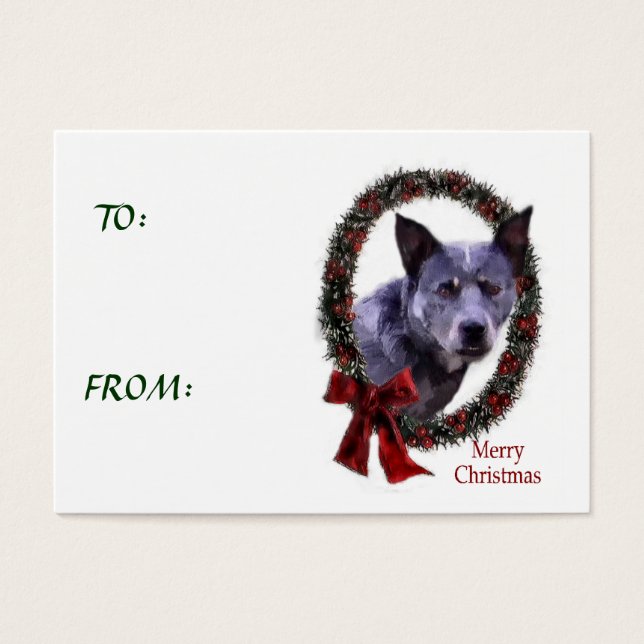 Australischer Rinderhund Weihnachtsgeschenke (Vorderseite)