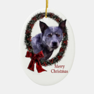 Australischer Rinderhund Weihnachtsgeschenke Ornam Keramik Ornament