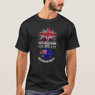Australischer Roots Immigrant Großbritannien Austr T-Shirt