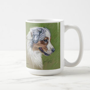 Australischer Schäfer-Hund durch Glenda S. Harlan Kaffeetasse