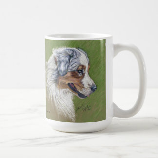 Australischer Schäfer-Hund durch Glenda S. Harlan Kaffeetasse