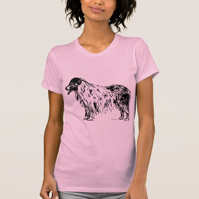 Australischer Schäfer-Hund T-Shirt (Vorderseite)